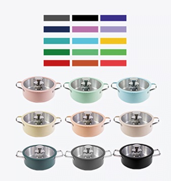 Different utensil color options